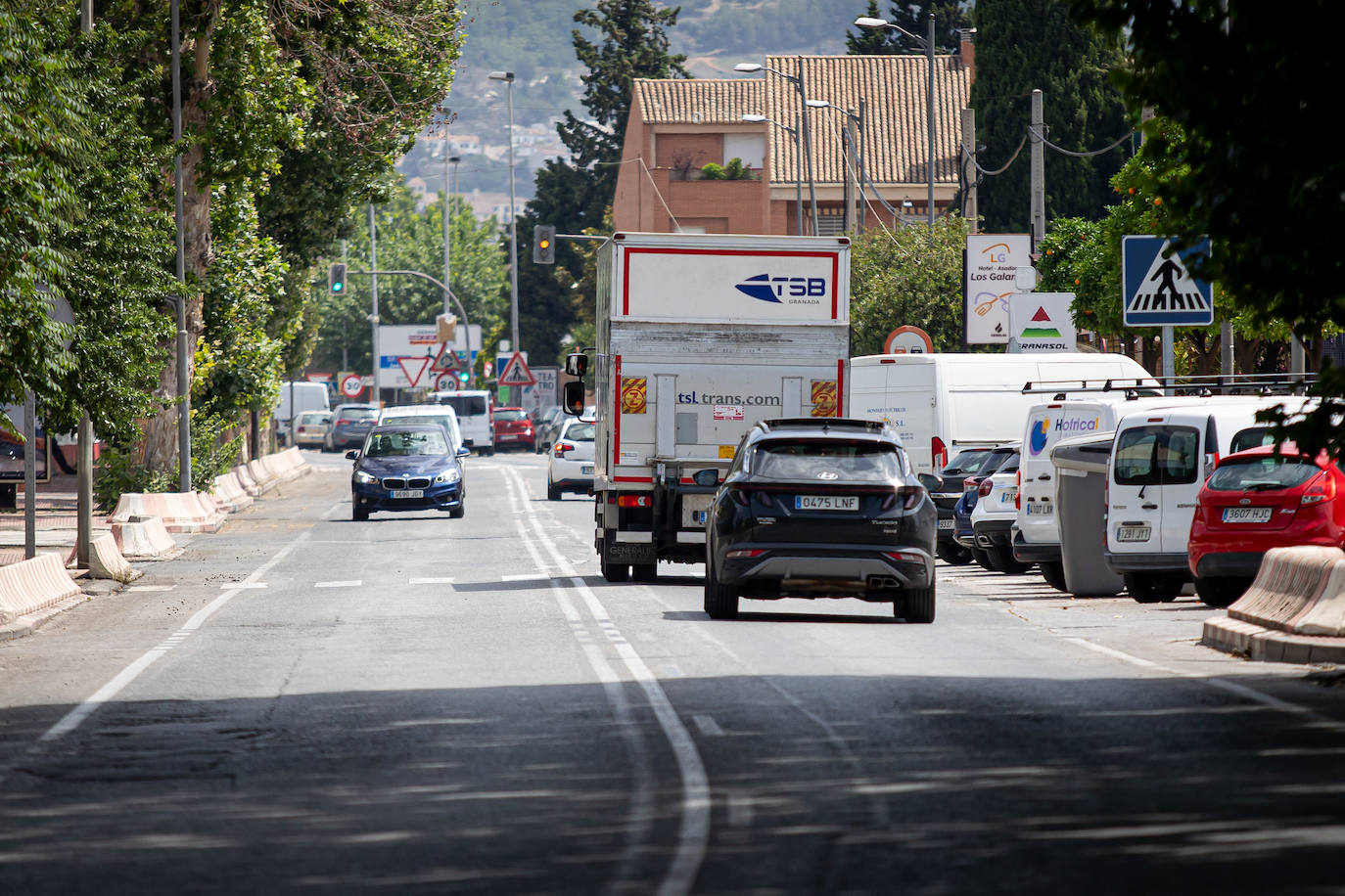 Obras en Granada Otro carril bici paralelo al del Nevada unirá la